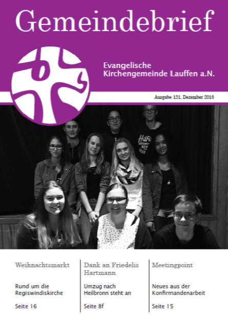 Titel Gemeindebrief 131, Dezember 2016