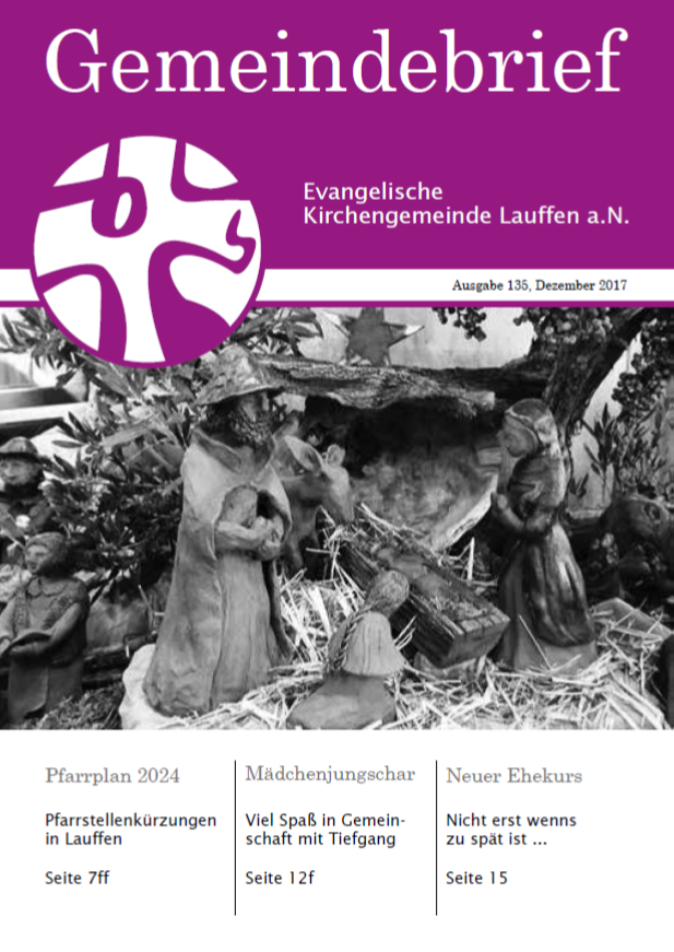 Titel Gemeindebrief 135, Dezember 2017
