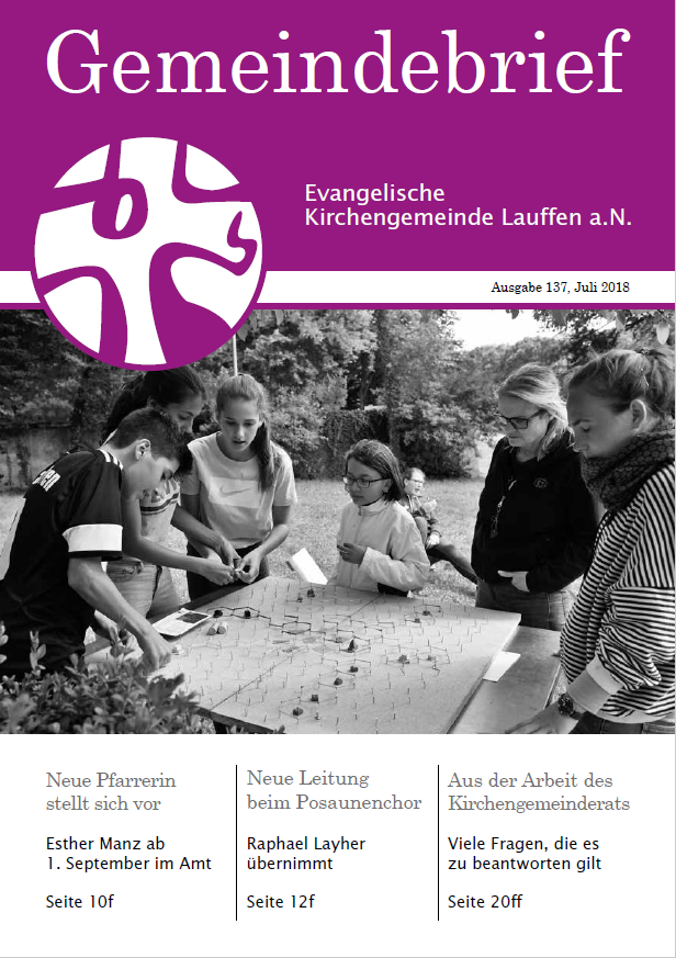 Titel Gemeindebrief_137_Juli 2018