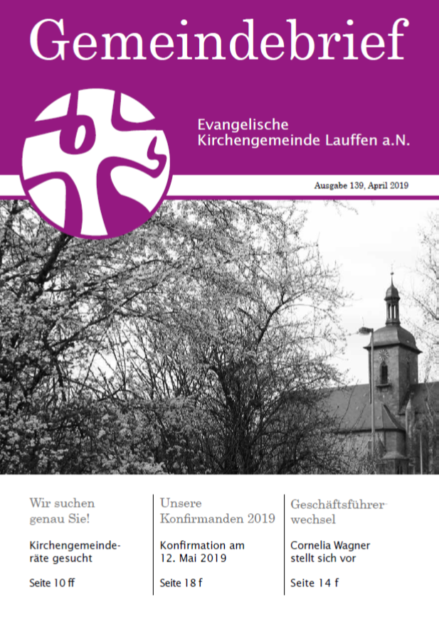 Titel Gemeindebrief_139_April 2019