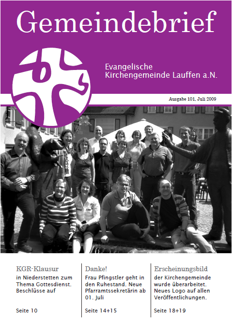 Titel Gemeindebrief 101, Juli 2009